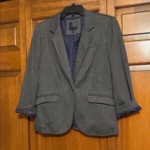 NWOT The Limited Charcoal Pinstripe Blazer